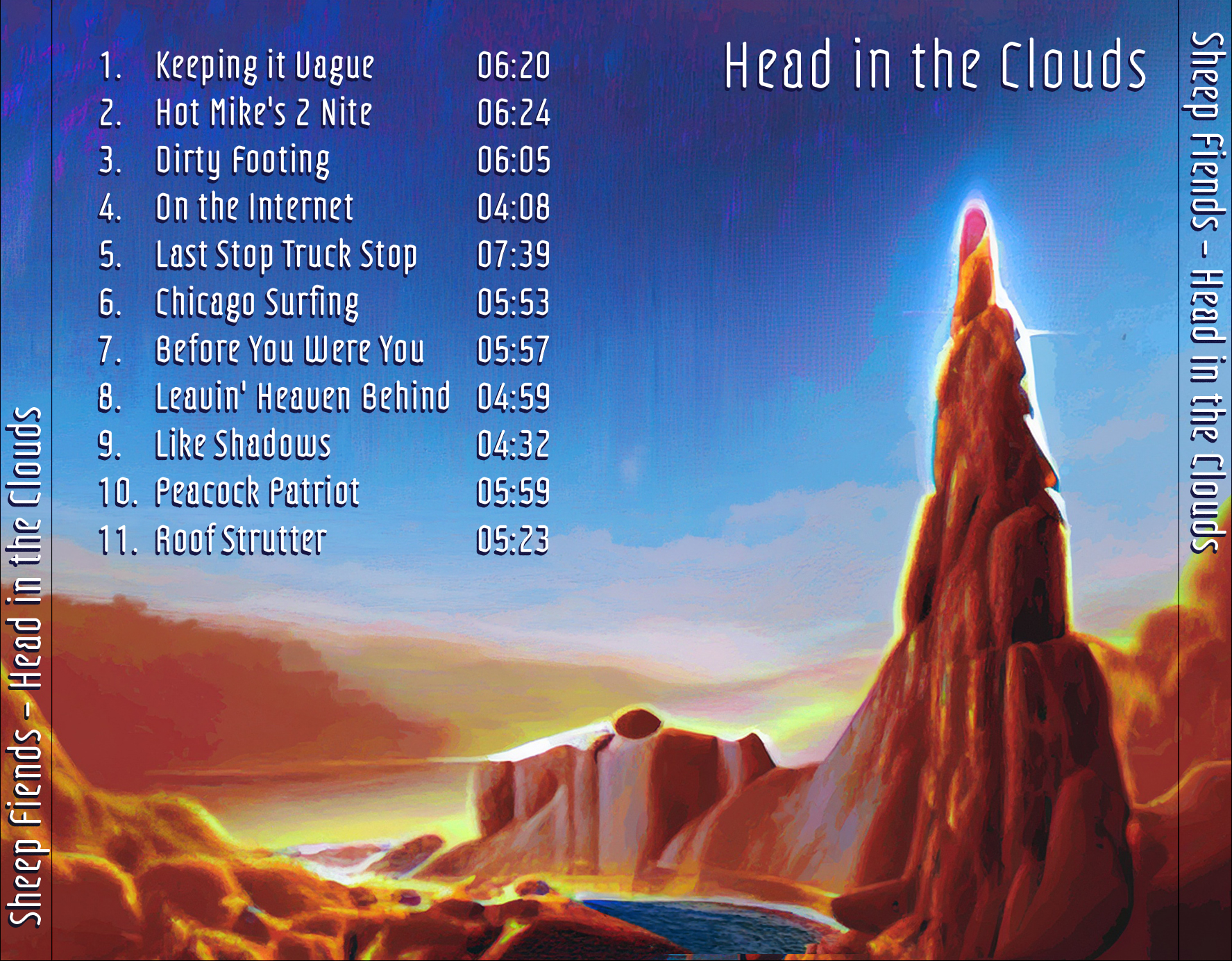 Head in the Clouds tray artwork